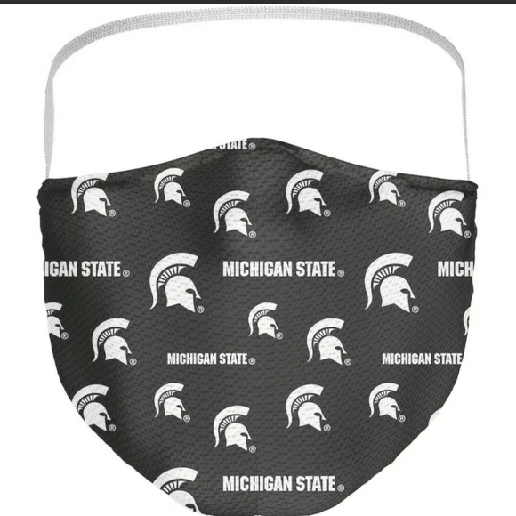 3 Pack Michigan State Spartans Licensed NCAA Washable Resuable Face Mask Cover. - Picture 2 of 8